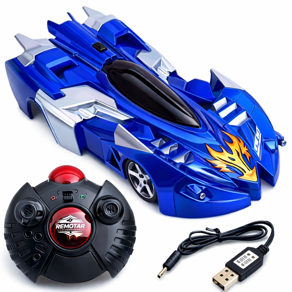 Gravity Defying Wall Climbing Stunt RC Toy Car